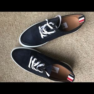 Brand New Thom Browne stacked sole sneakers